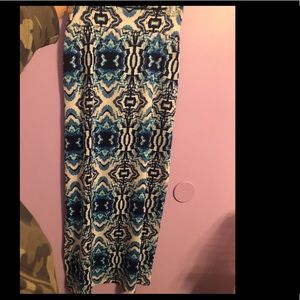 Blue maxi skirt!